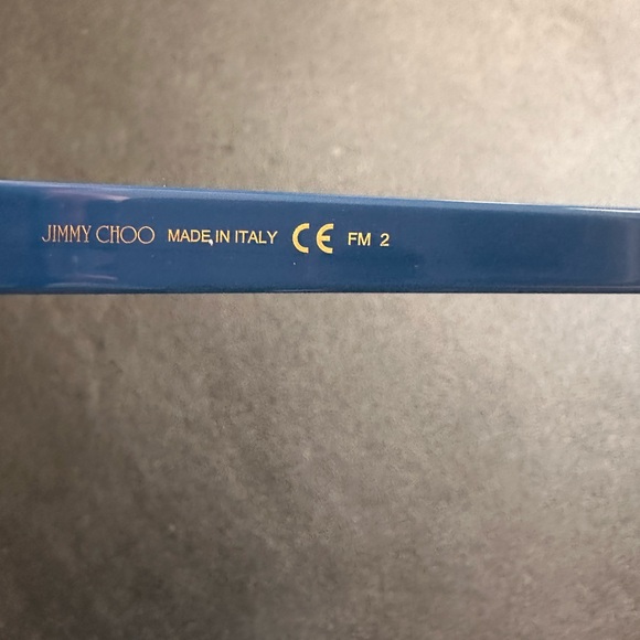 Jimmy Choo Accessories | Jimmy Choo Auri/G/S PJPGB Blue, New Without Tags - Picture 7 of 10